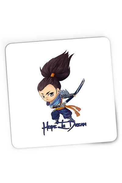 OEM Mousepad Gaming League of Legends Yasuo Unforgiven LoL, 21x19 cm