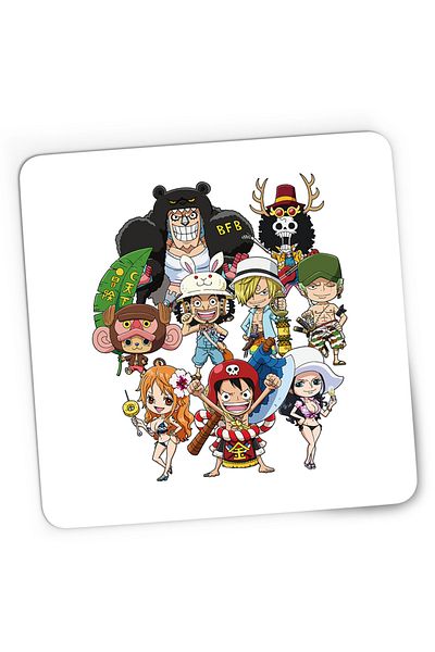 OEM Mousepad Gaming One Piece All Crew Gang Echipaj Zoro, 21x19 cm