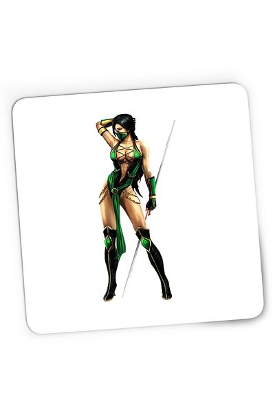 OEM Mousepad Gaming Mortal Kombat Jade Shaolin Monk Karate Girl, 21x19 cm