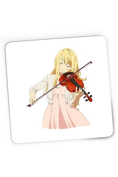 OEM Mousepad Gaming Your Lie in April Kaori Violin Love Anime, 21x19 cm