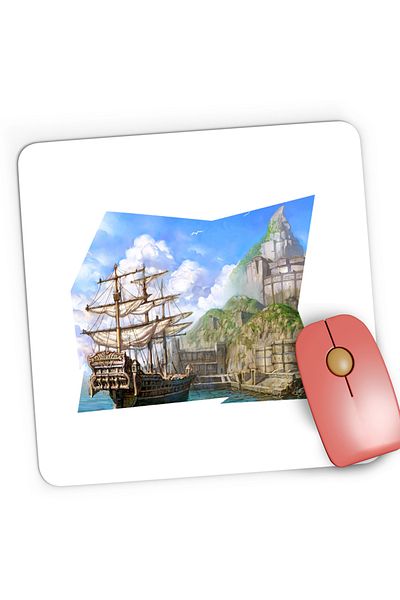 OEM Mousepad Gaming Lineage Corabie Video Game, 21x19 cm