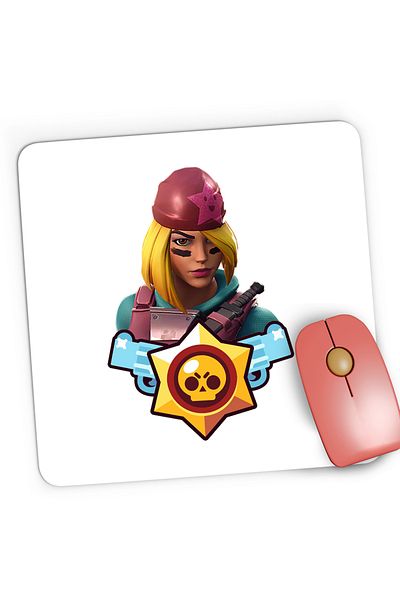 OEM Mousepad Gaming Skully Fortnite Brawl Stars, 21x19 cm