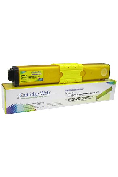 CARTRIDGE WEB Toner Cartridge Web Yellow OKI C310 zamiennik 44469704