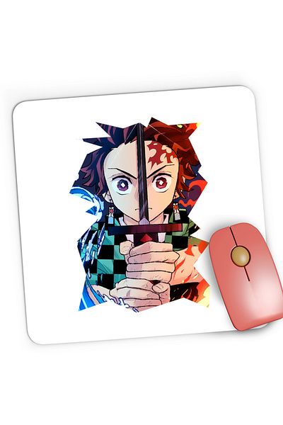 OEM Mousepad Gaming Demon Slayer Tanjiro Kamado Tiktok, 21x19 cm