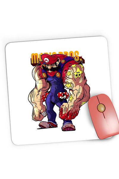 OEM Mousepad Gaming Super Mario Bros Demon Evil Joker Kart, 21x19 cm