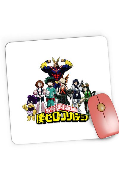 OEM Mousepad Gaming My Hero Academia All Team Gang Anime Manga, 21x19 cm