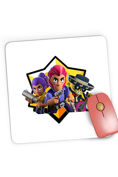 OEM Mousepad Gaming Brawl Stars Game Team, 21x19 cm