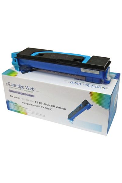 CARTRIDGE WEB Toner Cartridge Web Cyan Kyocera TK540/TK542 zamiennik TK-540C