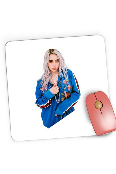 OEM Mousepad Gaming Billie Eilish Singer Your Power, 21x19 cm