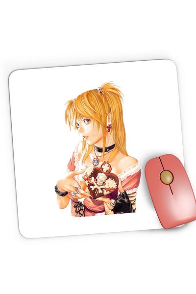 OEM Mousepad Gaming Misa Amane Death Note Love You Heart, 21x19 cm