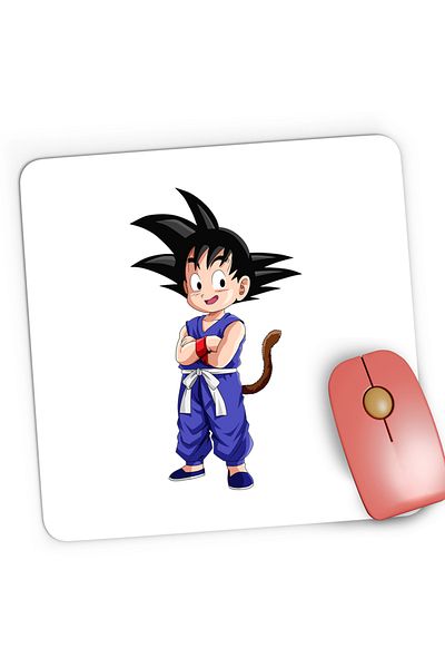 OEM Mousepad Gaming Son Goku Dragon Ball Z Bebe Child Chibi, 21x19 cm