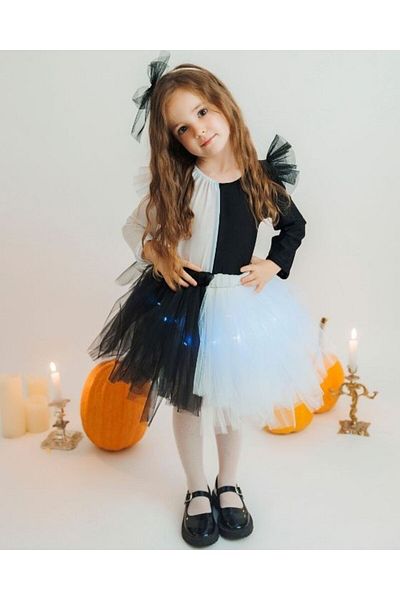 fustite cu luminite Skirt with Lights, Ants, Swallows for Summer Celebration - 12-18 months (80-86 cm)