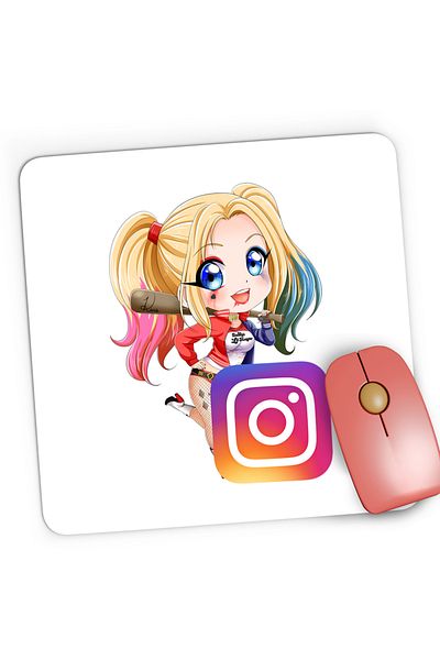 OEM Mousepad Gaming Joker Suicide Squad Instagram Gang, 21x19 cm