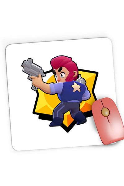 OEM Mousepad Gaming Colt Action Brawl Stars, 21x19 cm