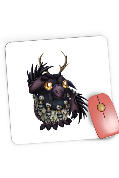 OEM Mousepad Gaming World of Warcraft Shaman Cartoon WoW, 21x19 cm