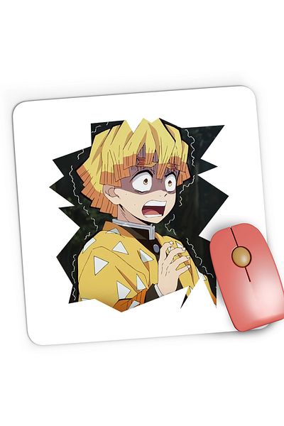 OEM Mousepad Gaming Demon Slayer Zenitsu Manga, 21x19 cm