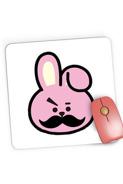 OEM Mousepad Gaming BTS Army Bomb Cooky BT21, 21x19 cm
