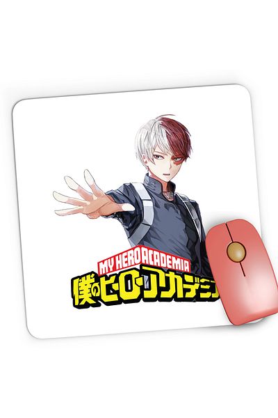 OEM Mousepad Gaming Shoto Todoroki Boku No Hero Academia Anime, 21x19 cm