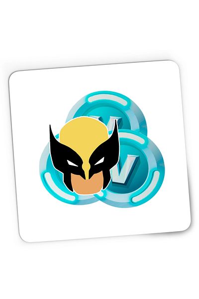 OEM Mousepad Gaming Wolverine Fortnite VBucks XMen Hero, 21x19 cm