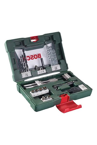Bosch 41-Piece Drill Bits And Screwdriver Set Silver/Green/Black