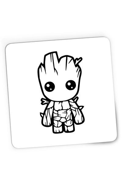 OEM Mousepad Gaming Baby Groot Bebe Craciun Gift Love, 21x19 cm