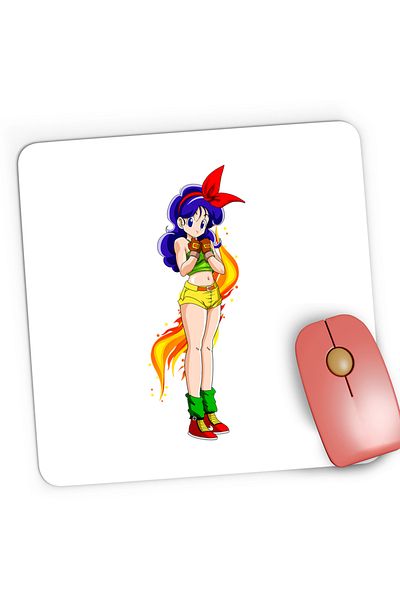 OEM Mousepad Gaming Dragon Ball Z Videl Matusa Anime, 21x19 cm