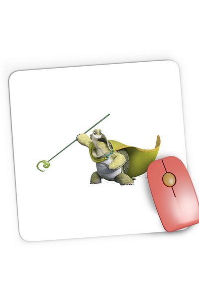 OEM Mousepad Gaming Master Oogway Kung Fu Panda Trainer Coach, 21x19 cm