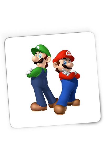 OEM Mousepad Gaming Super Mario Bros Brotherhood VIP PS4 3D, 21x19 cm