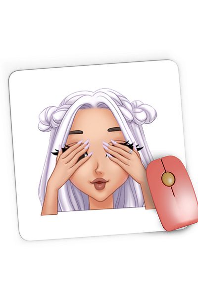 OEM Mousepad Gaming Ariana Grande Cartoon Merch Cloud, 21x19 cm