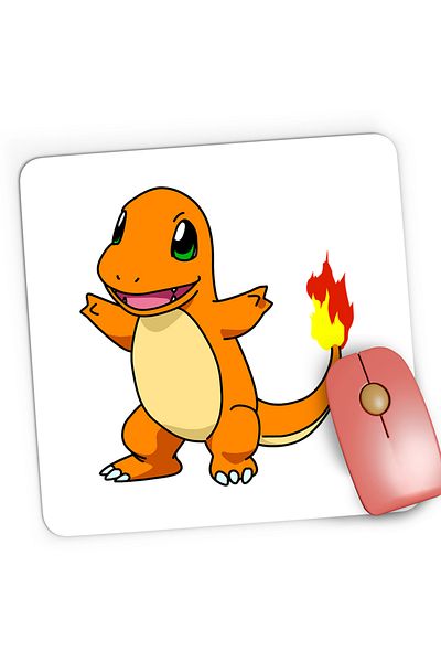 OEM Mousepad Gaming Pokemon Charizard Fire Dragon, 21x19 cm