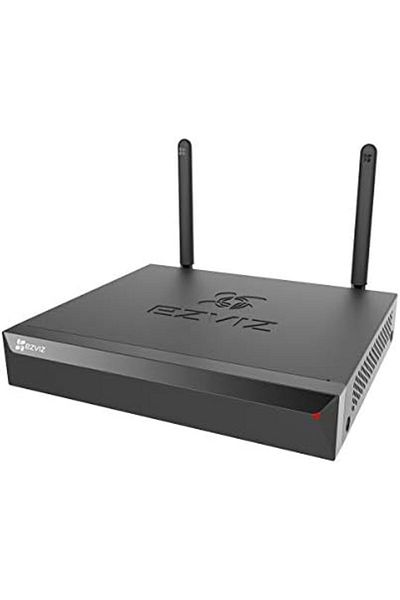 EZVIZ مسجل فيديو شبكي لاسلكي X5S-4W (NVR) مع مخرج HDMI/VGA، يدعم ما يصل إلى 4 كاميرات Wi-Fi