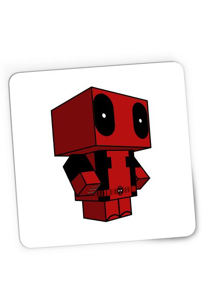 OEM Mousepad Gaming Deadpool Minecraft Steve Ninja, 21x19 cm