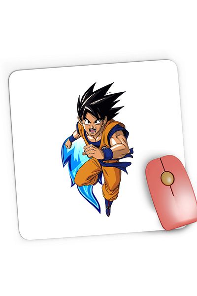 OEM Mousepad Gaming Dragon Ball Z Goku Attack Android Superhero, 21x19 cm