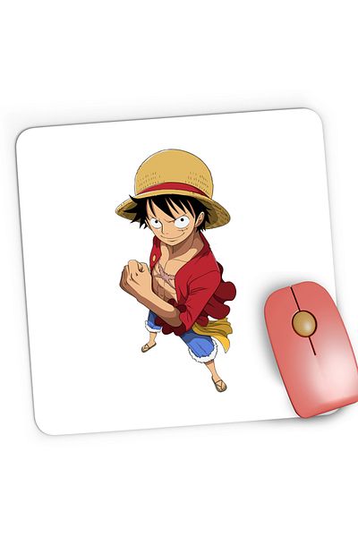 OEM Mousepad Gaming One Piece Monkey D Luffy Straw Hat Pirates, 21x19 cm