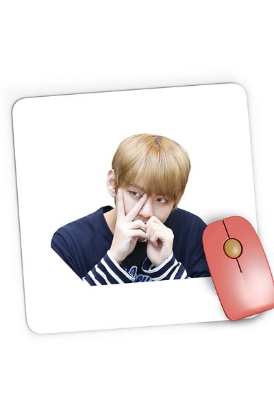 OEM Mousepad Gaming BTS V Kim Tae-hyung, 21x19 cm