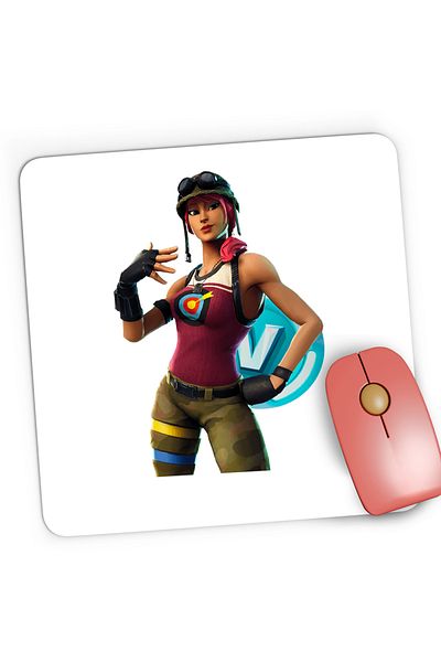 OEM Mousepad Gaming Bullseye Fortnite VBucks, 21x19 cm