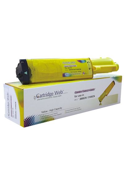 CARTRIDGE WEB Toner Cartridge Web Yellow Dell 3000 zamiennik 593-10063