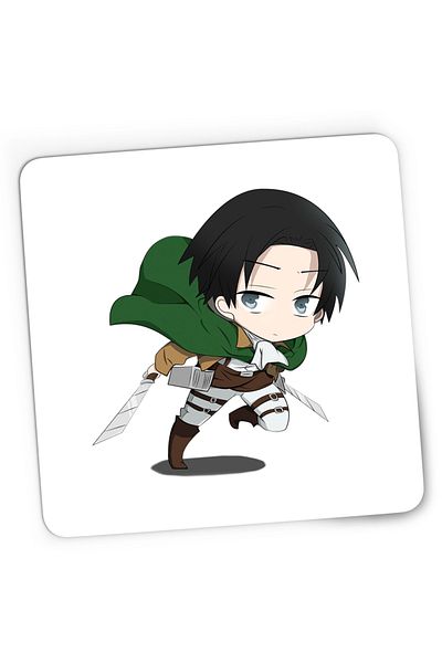 OEM Mousepad Gaming Captain Levi Attack on TItan AOT Anime Manga, 21x19 cm