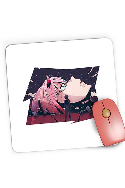 OEM Mousepad Gaming Darling in the FranXX Hiro Anime, 21x19 cm