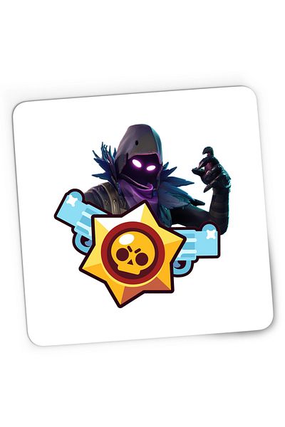 OEM Mousepad Gaming Raven Fortnite Brawl Stars Epic, 21x19 cm