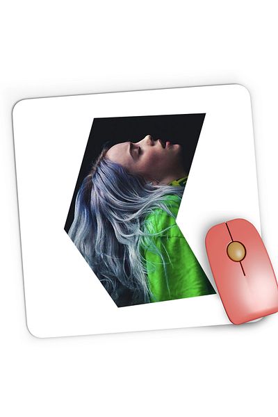 OEM Mousepad Gaming Billie Eilish Emo Pop Music, 21x19 cm