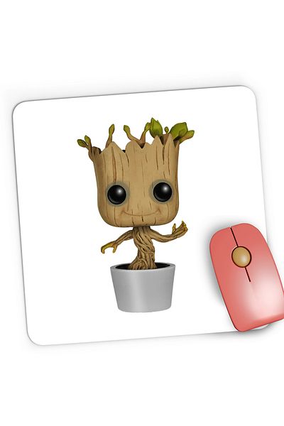 OEM Mousepad Gaming Baby Groot Cute Tree Love Gift, 21x19 cm