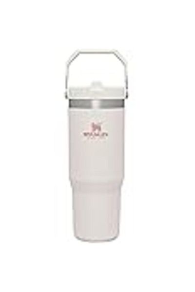 Stanley IceFlow Flip Straw Water Bottle With Straw 0.88L - Rose Quartz