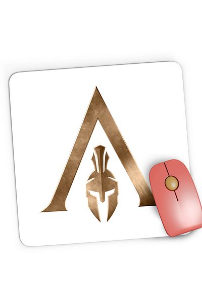 OEM Mousepad Gaming Assassin's Creed Odyssey Crest Emblem, 21x19 cm
