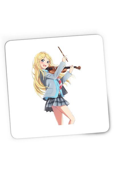 OEM Mousepad Gaming Your Lie in April Love Story Violin Violinist, 21x19 cm