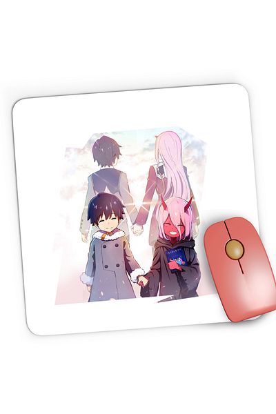 OEM Mousepad Gaming Darling in the FranXX DarliFra Ending, 21x19 cm