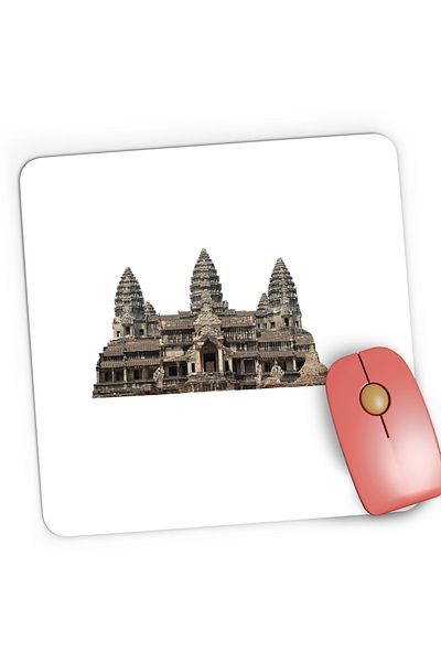 OEM Mousepad Gaming Age of Empires Templu Indonezia Thailanda Asia, 21x19 cm