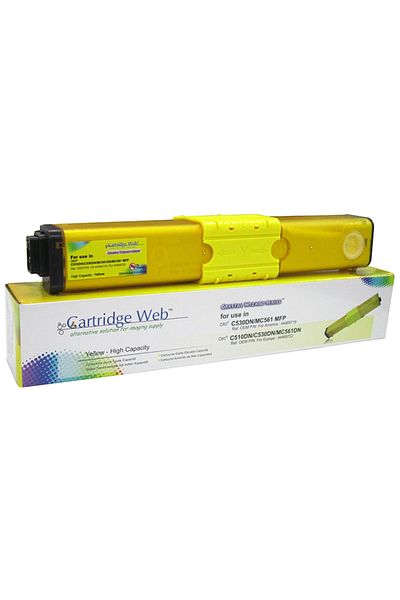 CARTRIDGE WEB Toner Cartridge Web Yellow OKI C510 zamiennik 44469722