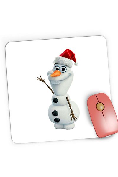 OEM Mousepad Gaming Disney Elsa 2 Frozen Olaf Comic, 21x19 cm