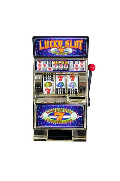 dalimag Funny Money Bank Mini Slot Machine Casino Gambling Game with Coins